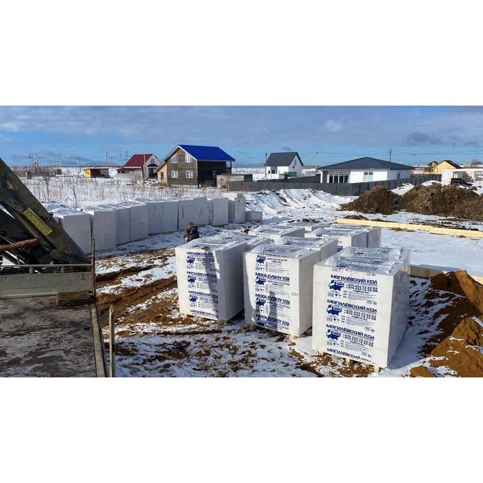 Газобетон Могилевский КСИ D500 375x250x625 мм фото 2